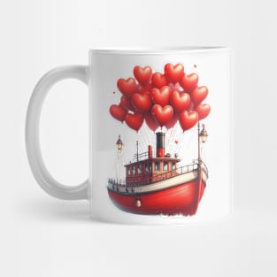 Valentine Boat Mug